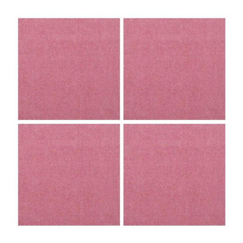 25% OFF: Triluc Non-Slip Washable & Water-Repellent Pet Mat (Pink 4-Piece)