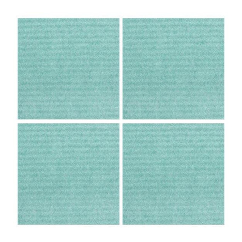 25% OFF: Triluc Non-Slip Washable & Water-Repellent Pet Mat (Teal 4-Piece)
