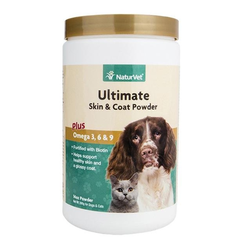 $25 ONLY [CLEARANCE]: NaturVet Ultimate Skin & Coat Powder Cat & Dog Supplement