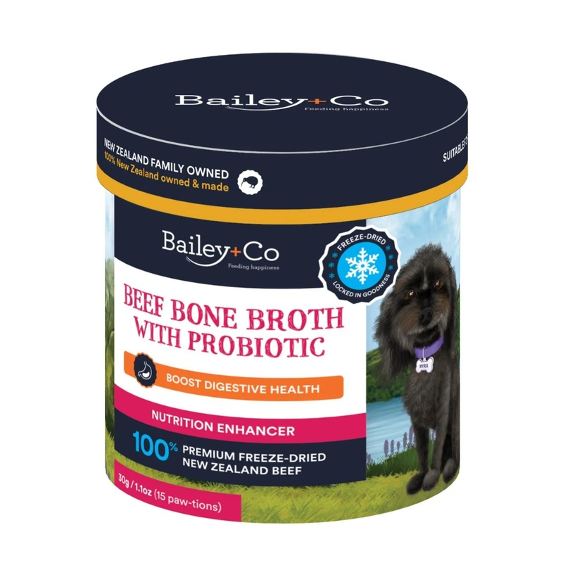 Bailey+Co New Zealand Beef Bone Broth With Probiotic (Digestive Health)