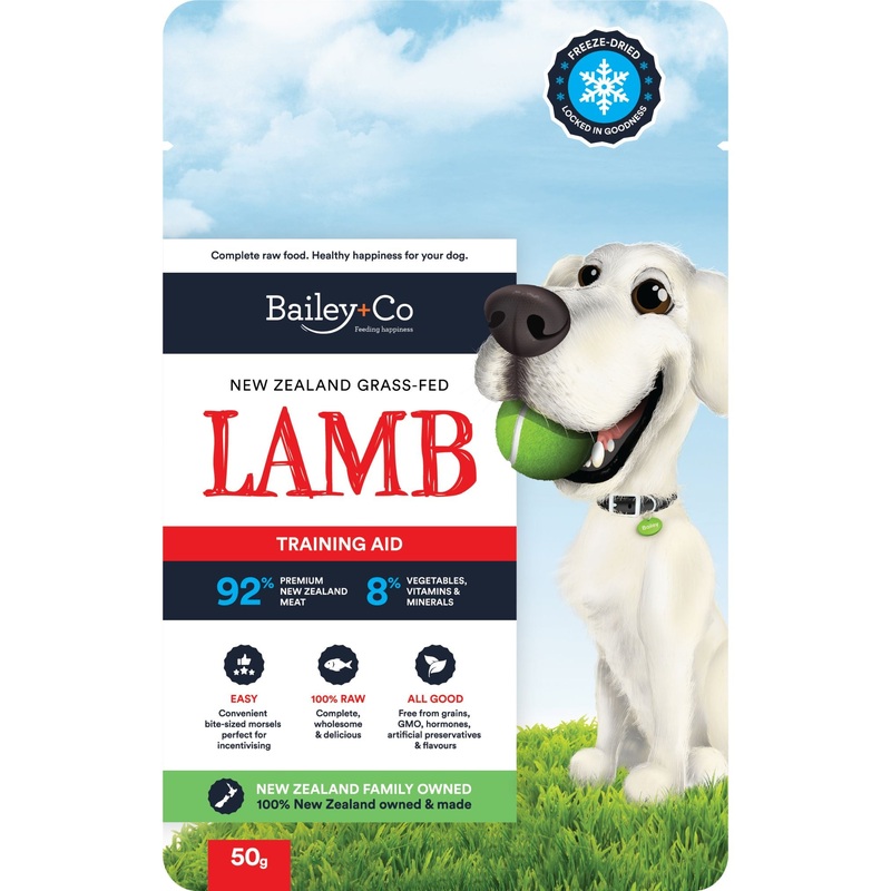 Bailey+Co New Zealand Freeze Dried Training Aid Treats (Lamb)