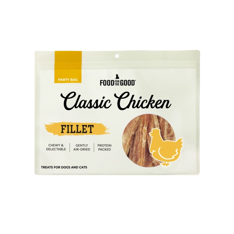 Food For The Good Party Bag Air Dried Cat & Dog Treats (Classic Chicken Fillet)