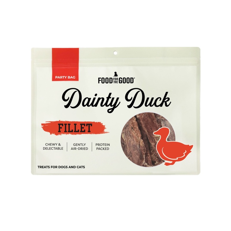 Food For The Good Party Bag Air Dried Cat & Dog Treats (Dainty Duck Fillet)