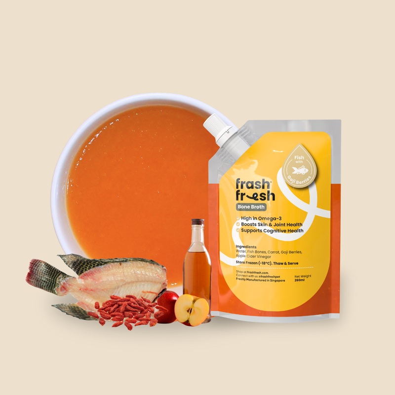 frashfresh Health Broth For Dogs & Cats (FISH with Goji Berries)