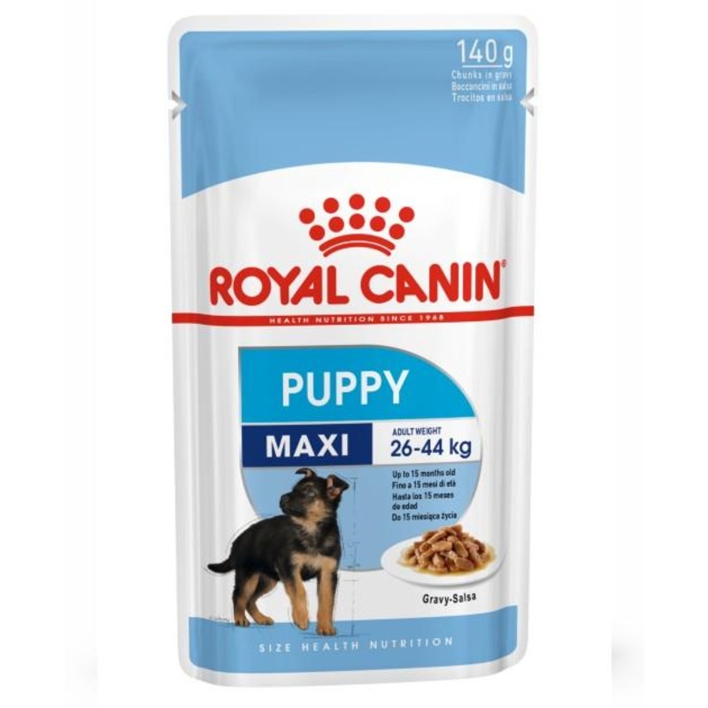 GIFT WITH PURCHASE >$120: Royal Canin MAXI Pouch Wet Dog Food (PUPPY)