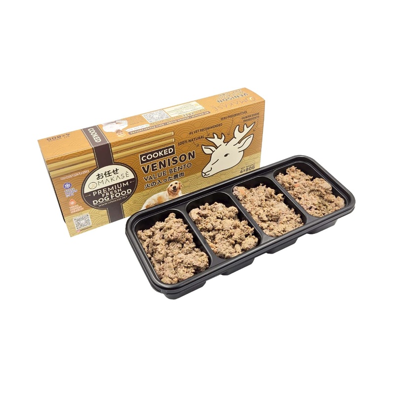 Omakase Value Bento Fresh Dog Food (Venison)