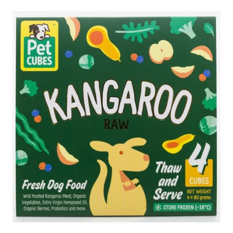 PetCubes Raw Dog Food (Kangaroo)