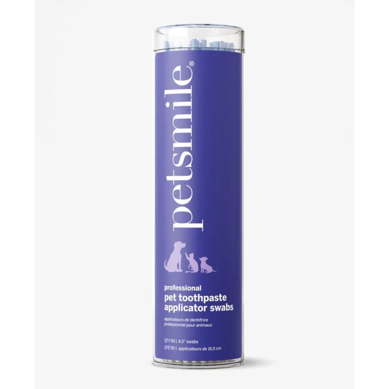 Petsmile Professional Pet Toothpaste Applicator Swabs for Dogs & Cats