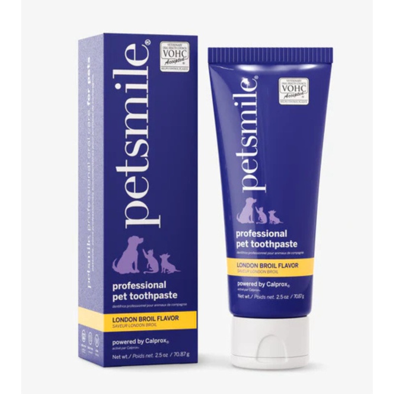 Petsmile Professional Pet Toothpaste for Dogs & Cats (London Broil Beef Flavor)