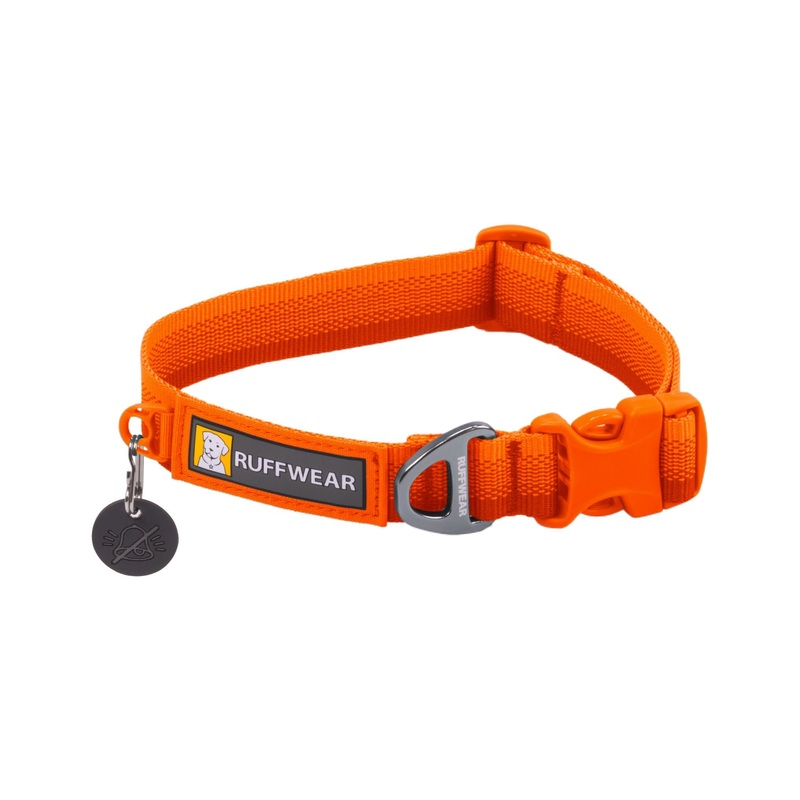 Ruffwear Front Range Soft & Durable Everyday Dog Collar (Blaze Orange)