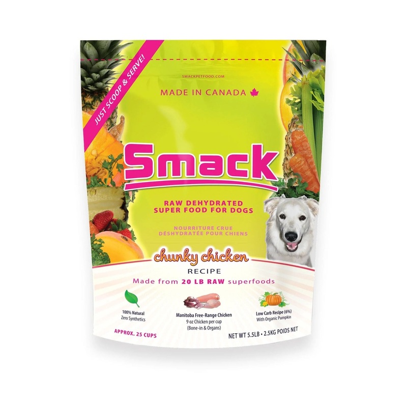 Smack Raw Dehydrated Super Food For Dogs (Chunky Chicken)