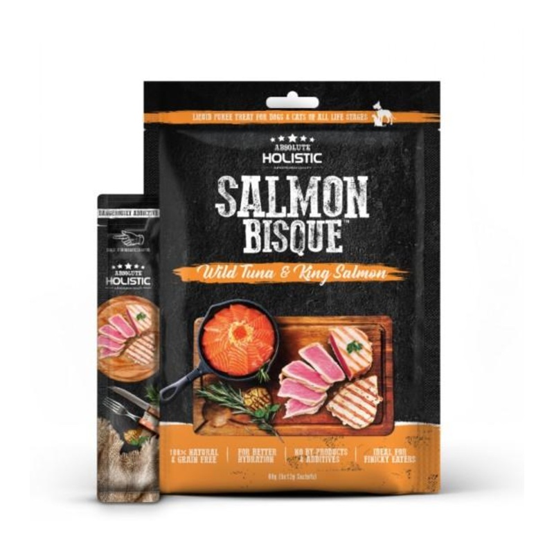 Absolute Holistic Salmon Bisque (Tuna & King Salmon) Cat & Dog Treats
