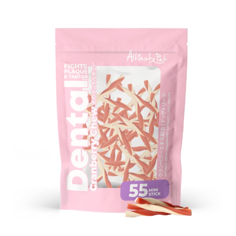 Altimate Pet Dental Dog Chews (Cranberry)