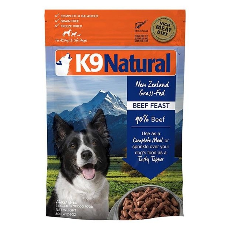 K9 Natural Freeze Dried Beef Feast Dry Dog Food