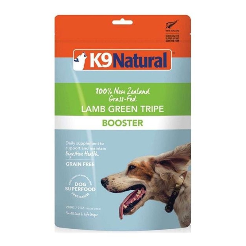 K9 Natural Freeze Dried Lamb Green Tripe Booster Dog Food