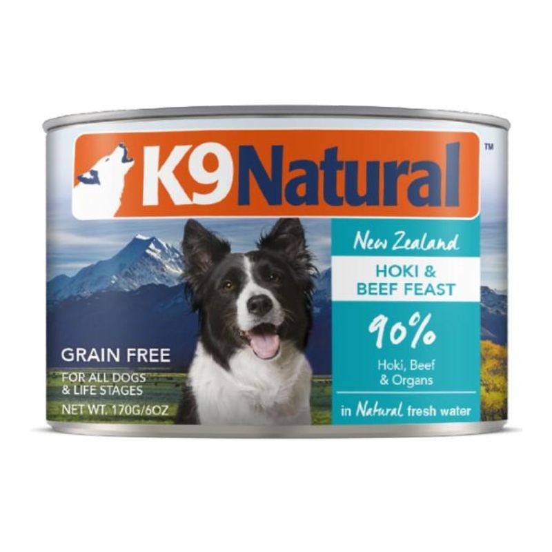 K9 Natural Hoki & Beef Wet Dog Food