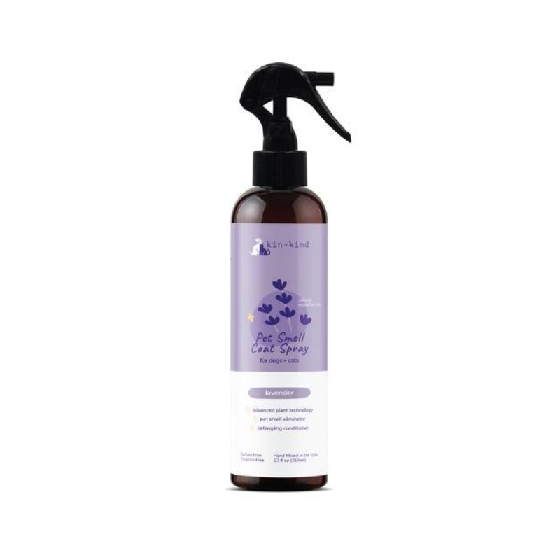 Kin+Kind Pet Smell Coat Spray - Lavender for Dogs & Cats