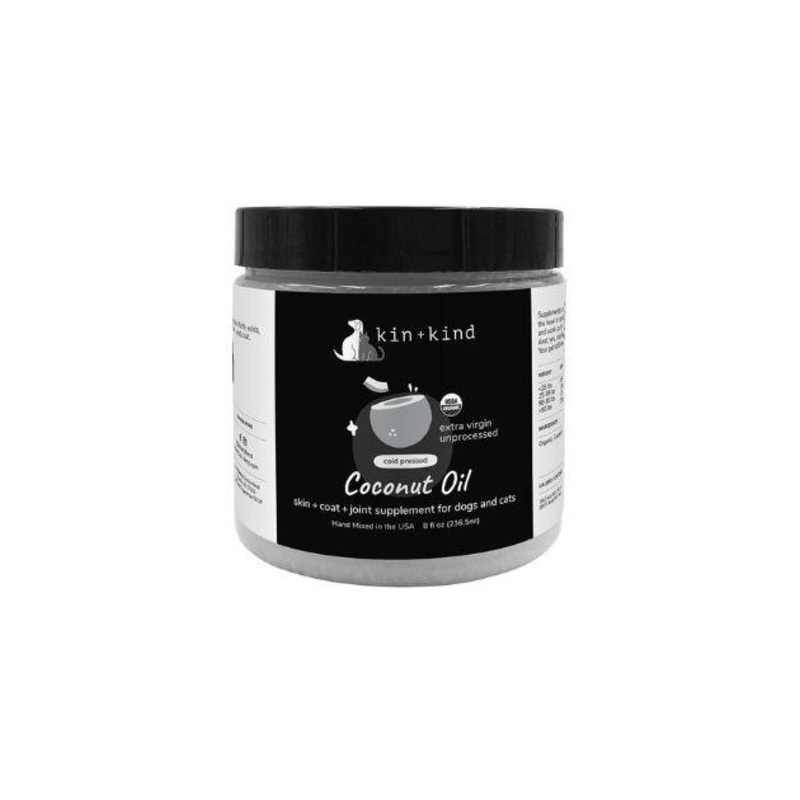Kin+Kind Raw Coconut Oil Dogs & Cats Supplement