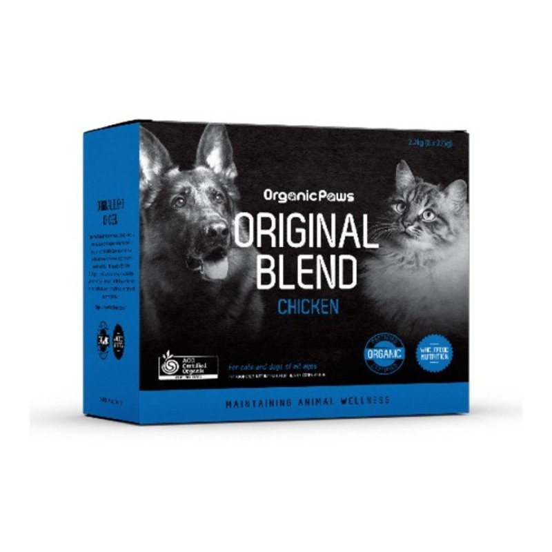 Organic Paws Original Blend Chicken Frozen Raw Dog Food