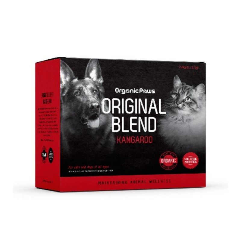 Organic Paws Original Blend Kangaroo Frozen Raw Dog Food