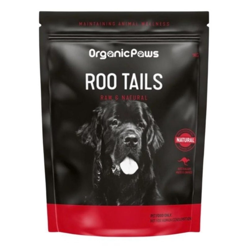 Organic Paws Roo Tails Frozen Raw Dog Food
