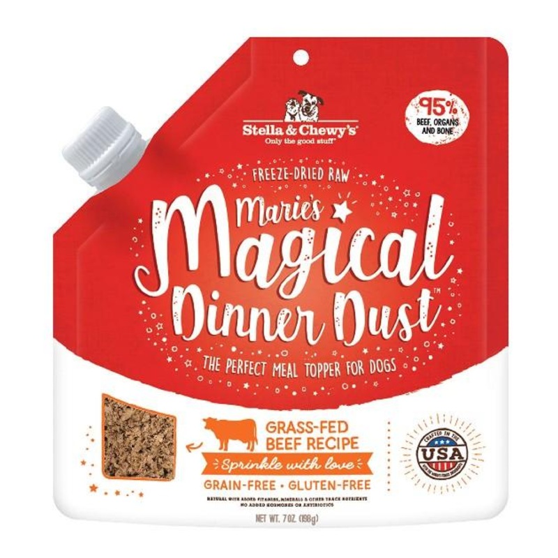 Stella & Chewy's Marie's Magical Dinner Dust (Grass-Fed Beef) Freeze Dried Raw Dog Food Topper
