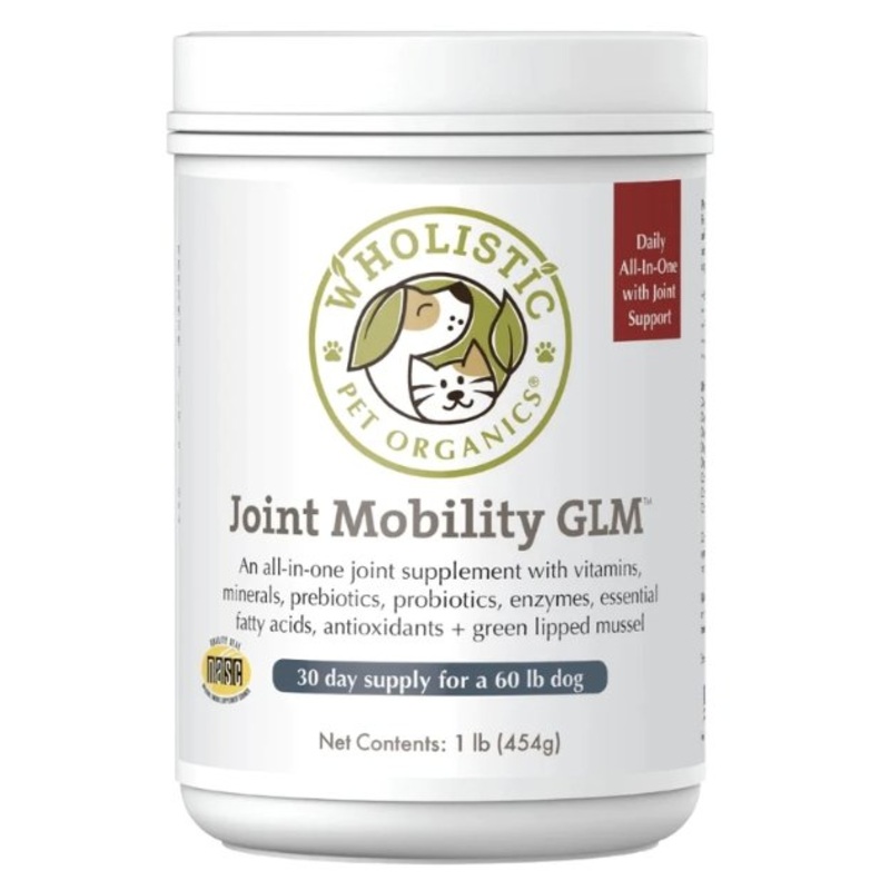 Wholistic Pet Organics Joint Mobility GLM Dog Supplements