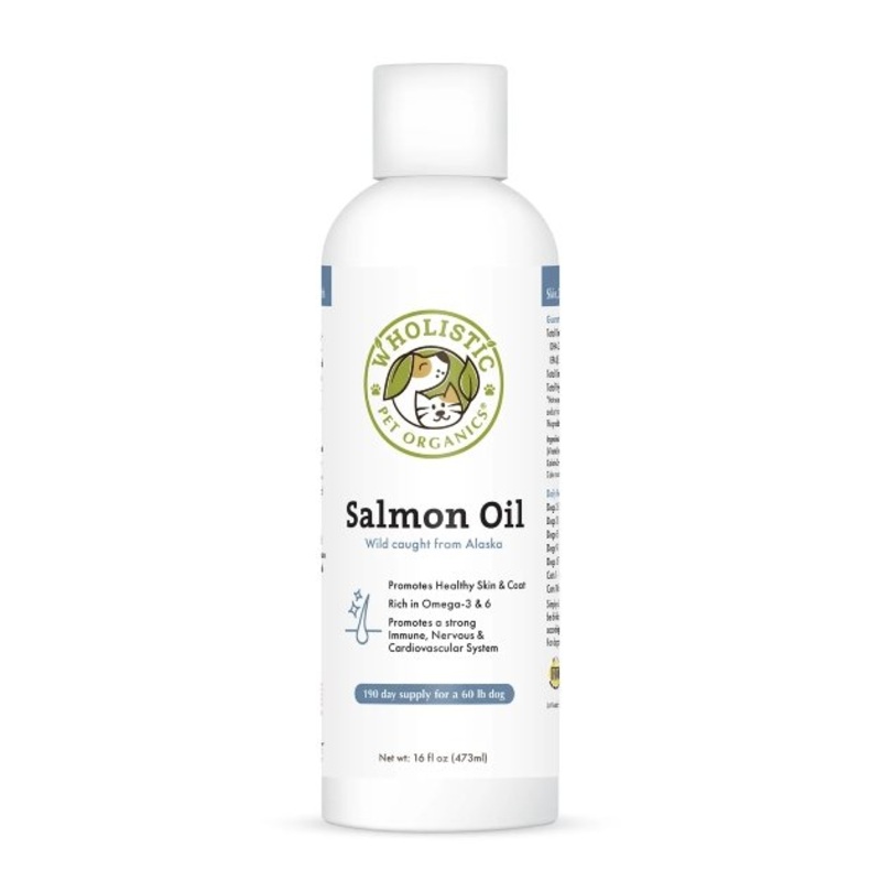 Wholistic Pet Organics Wild Caught Salmon Oil Dog Supplements