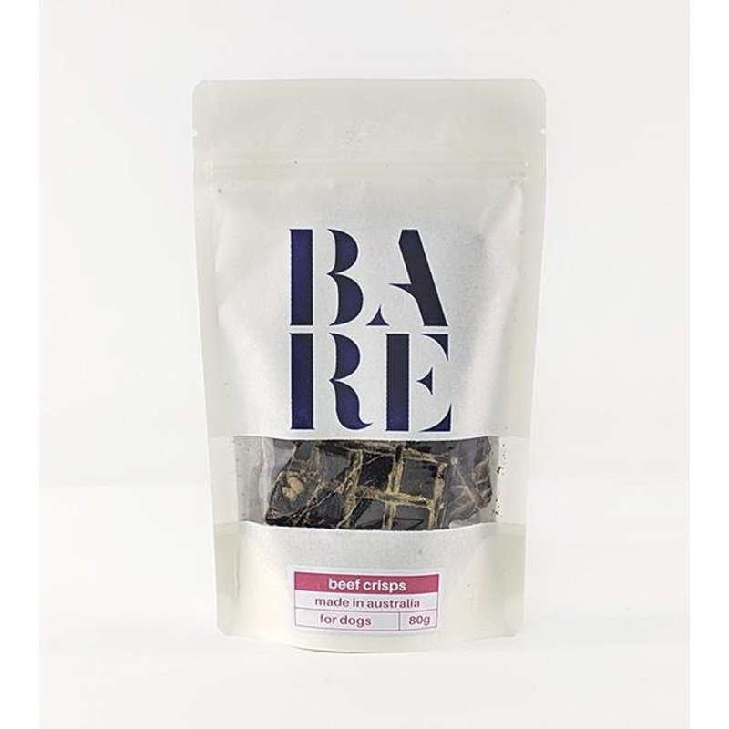 20% OFF: BARE Australian Premium Beef Crisps Dog Treats