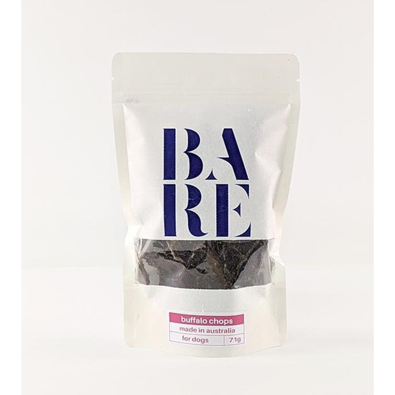 20% OFF: BARE Australian Premium Buffalo Chops Dog Treats