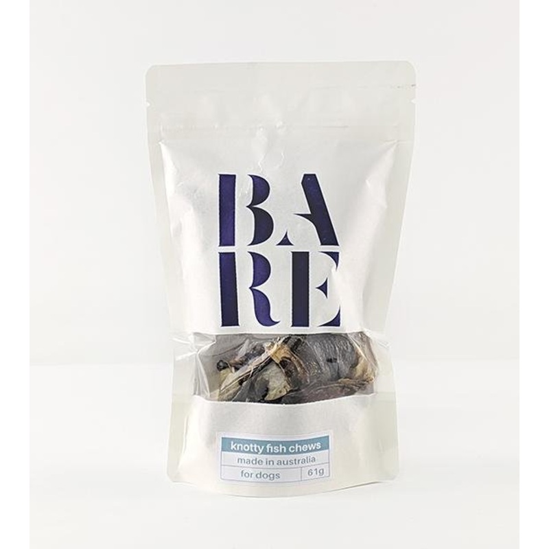 20% OFF: BARE Australian Premium Knotty Fish Chew Dog Treats