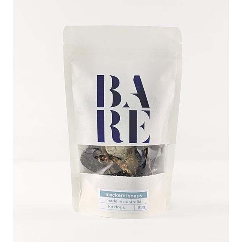 20% OFF: BARE Australian Premium Mackerel Snaps Dog Treats