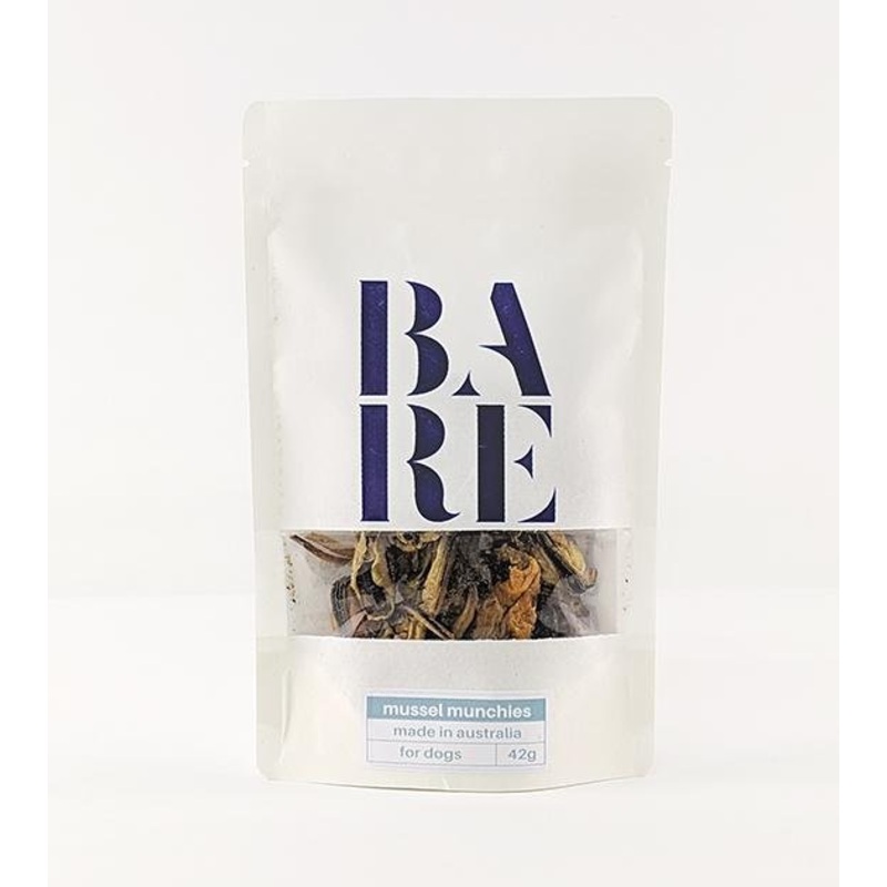 20% OFF: BARE Australian Premium Mussel Munchies Dog Treats