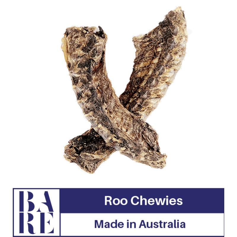 20% OFF: BARE Australian Premium Roo Chewies Dog Treats
