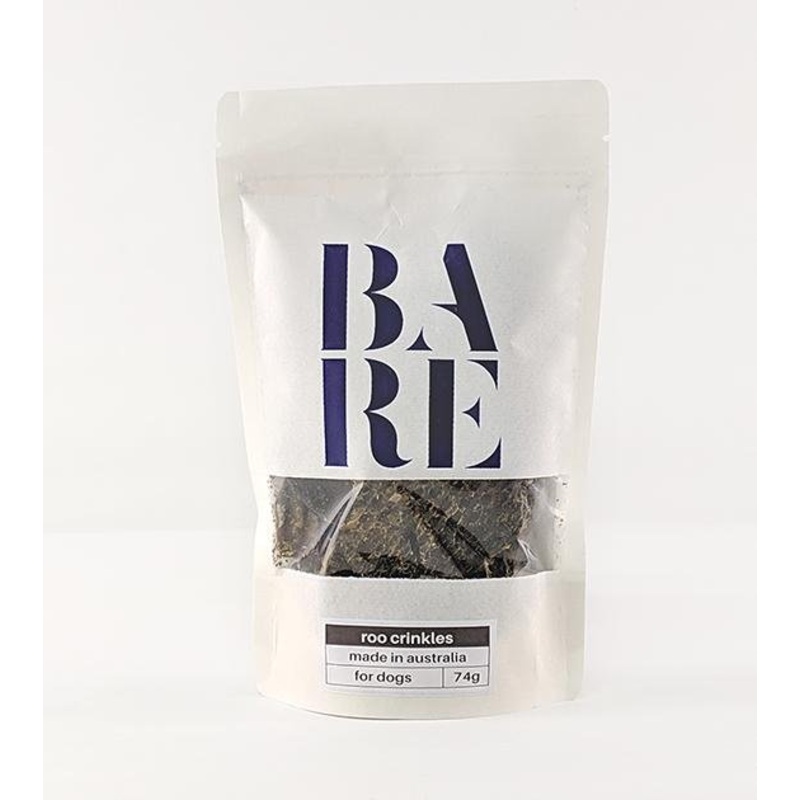 20% OFF: BARE Australian Premium Roo Crinkles Dog Treats