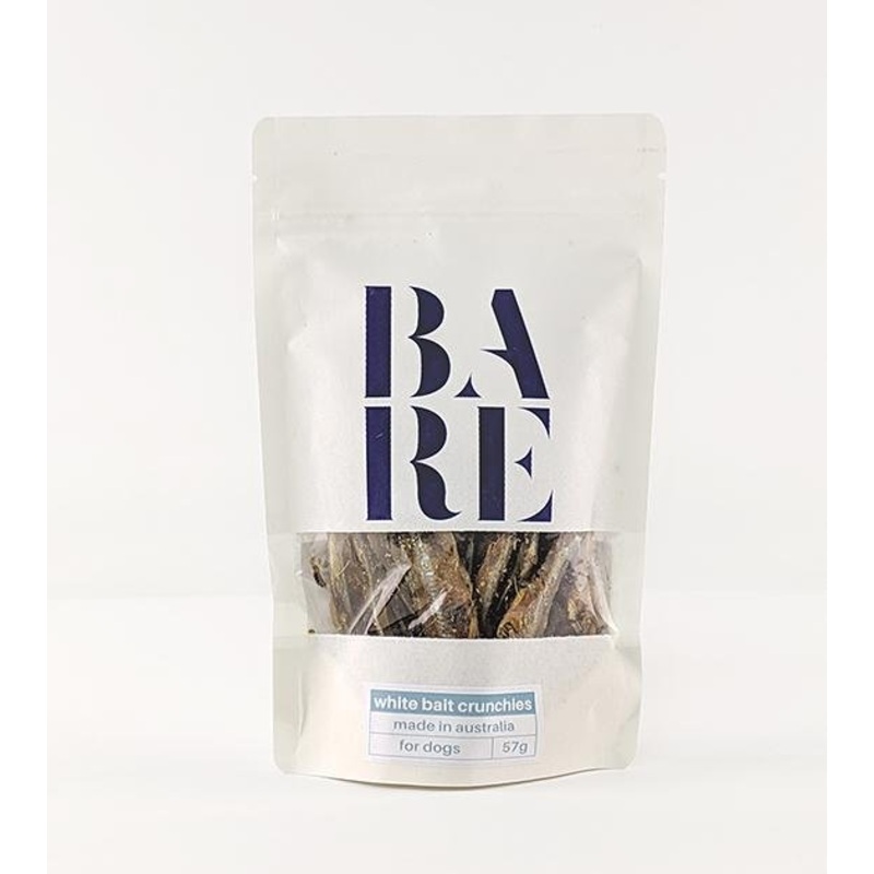 20% OFF: BARE Australian Premium White Bait Crunchies Dog Treats