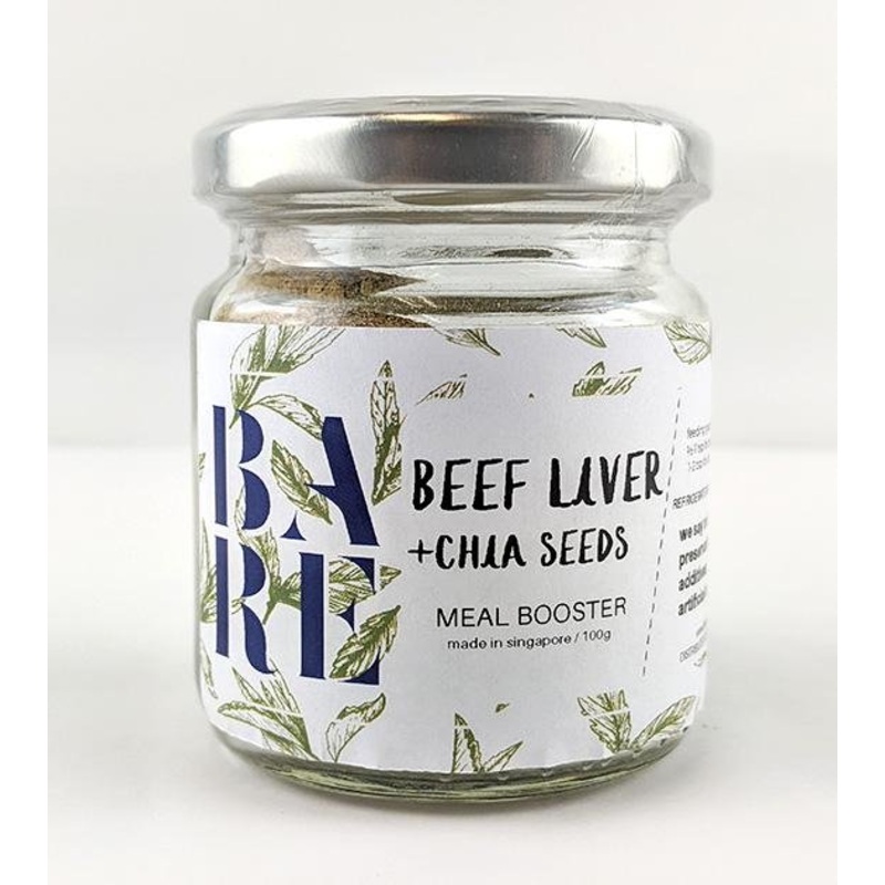 30% OFF: BARE Meal Booster (Beef Liver & Chia Seeds) Dog Food Mixer