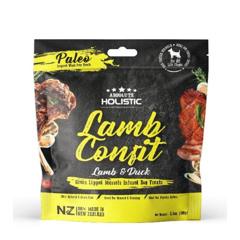 Absolute Holistic Air Dried Dog Treats (Lamb Confit)
