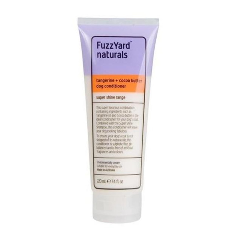 FuzzYard Tangerine and Cocoa Butter Super Shine Conditioner For Dogs