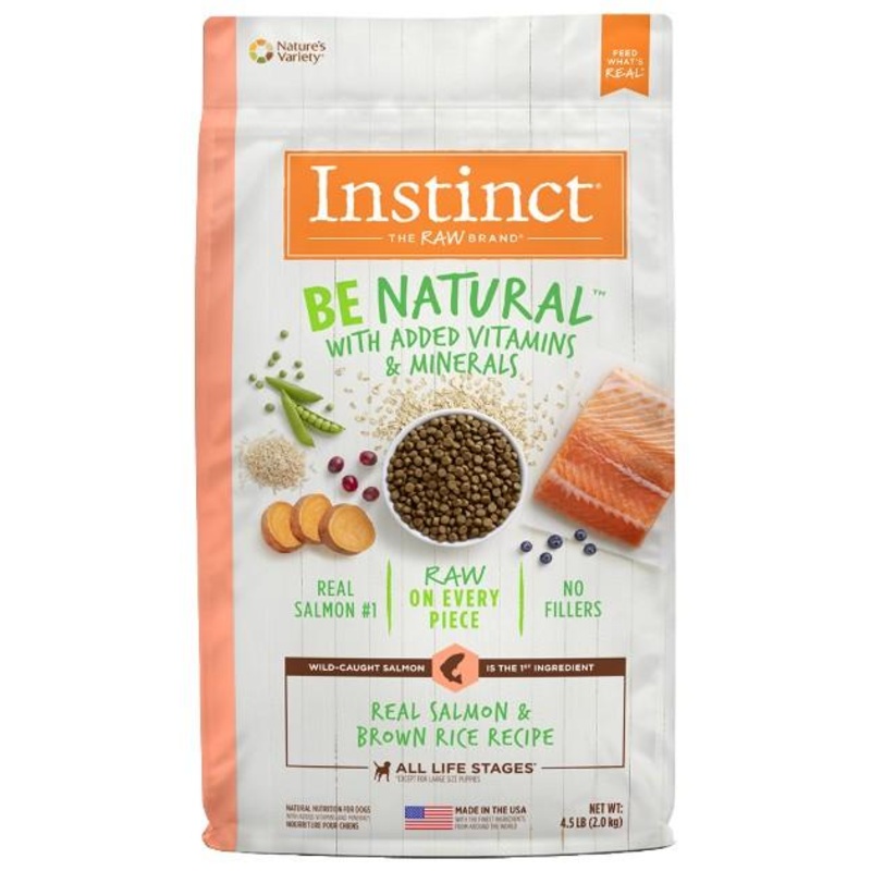 Instinct Be Natural Real Salmon & Brown Rice Recipe Dry Dog Food