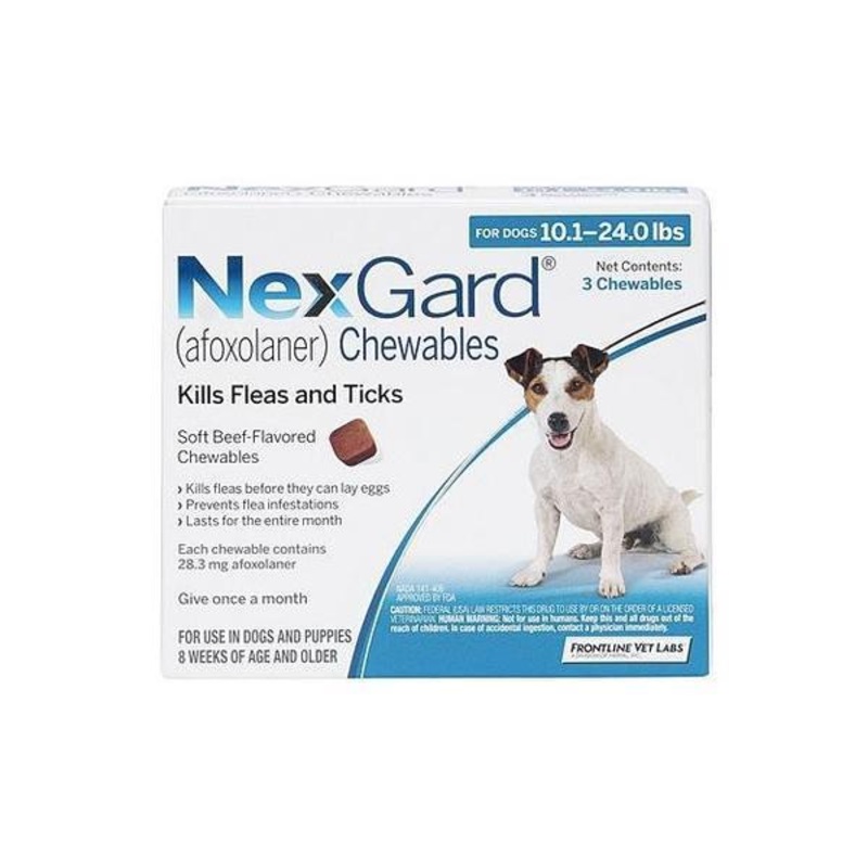 NexGard Flea & Tick Chews For Medium Dogs (4kg - 10kg)