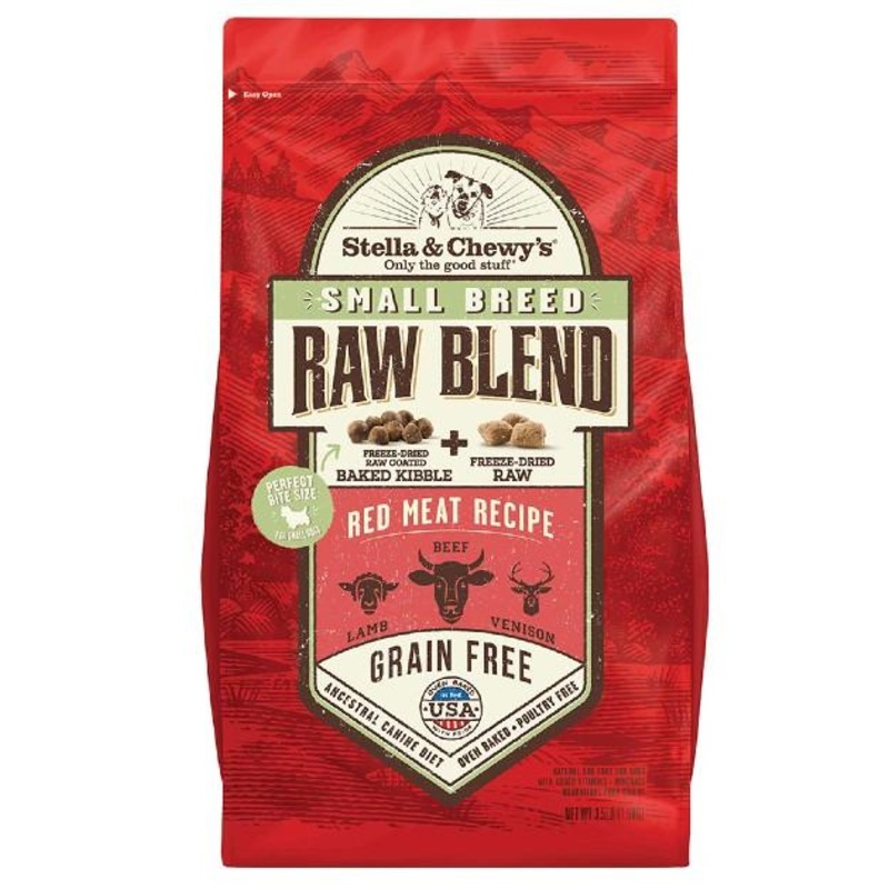 Stella & Chewys Grain Free Raw Blend Kibbles (Small Breed Red Meat) Dry Dog Food