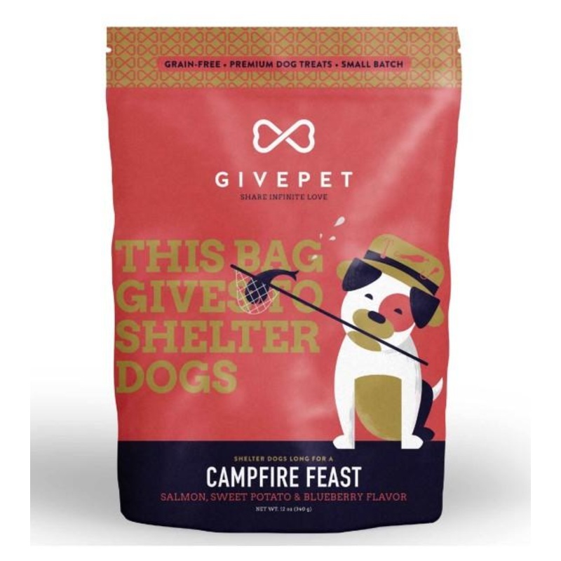 3 FOR $39: Givepet Grain Free Campfire Feast Cookie Dog Treats