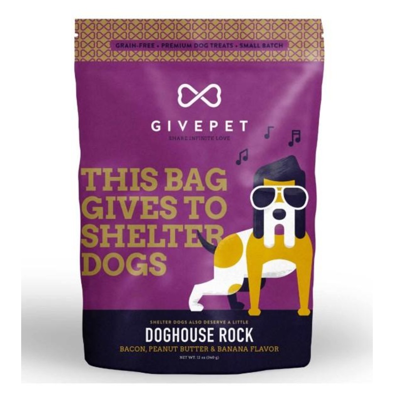 3 FOR $39: Givepet Grain Free Doghouse Rock Cookie Dog Treats