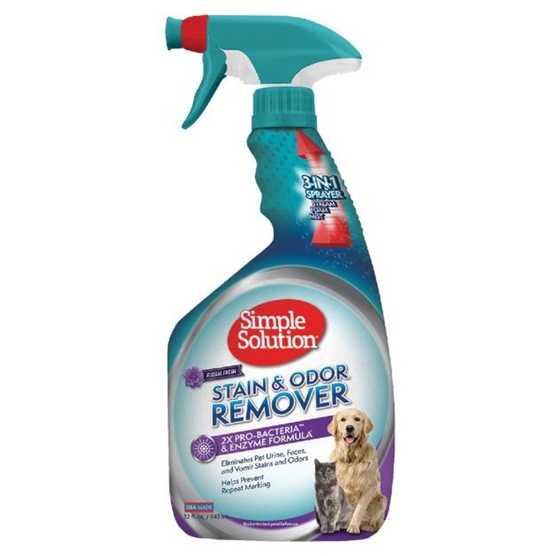 40% OFF: Simple Solution (Floral Fresh) Stain & Odor Remover For Cats & Dogs