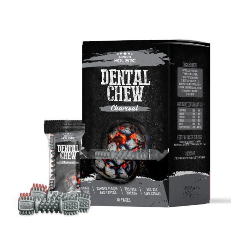 Absolute Holistic Dental Dog Chews (Charcoal)
