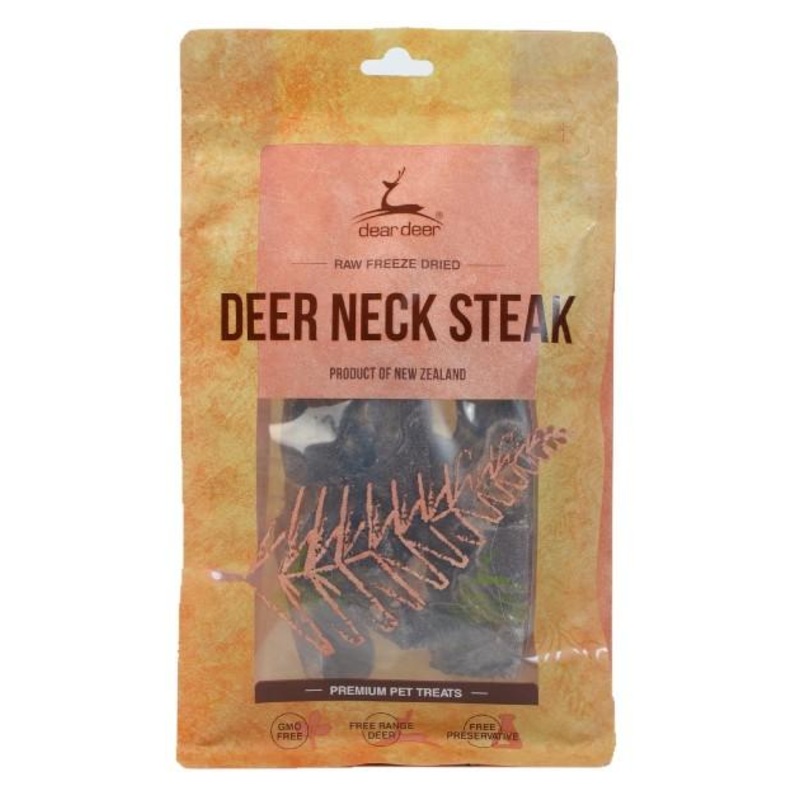 Dear Deer Neck Steak Dog Treats