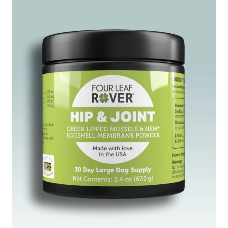 Four Leaf Rover Hip & Joint Natural Joint Support Dog Supplements