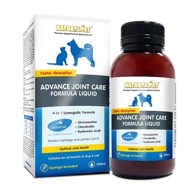 Natural Pet Advance Joint Care Formula Liquid for Cats & Dogs