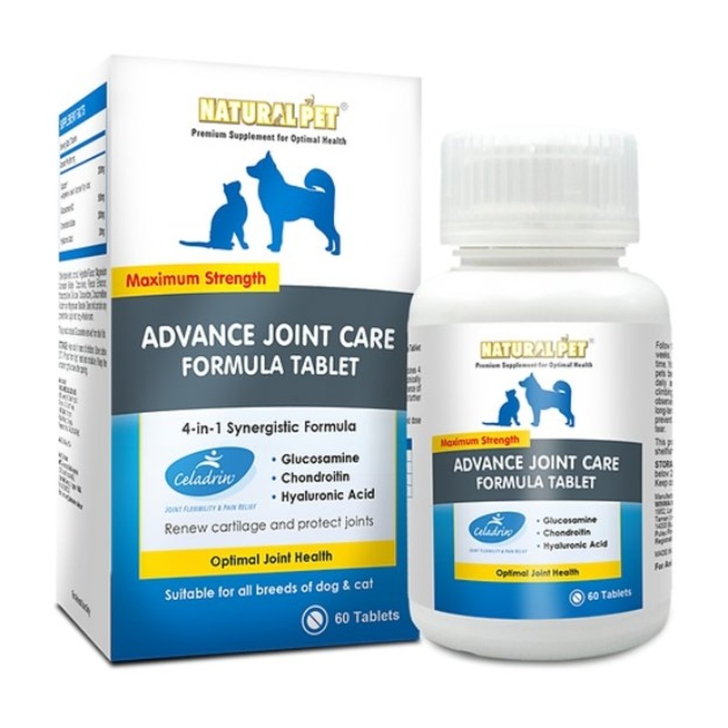Natural Pet Advance Joint Care Formula Tablet for Cats & Dogs